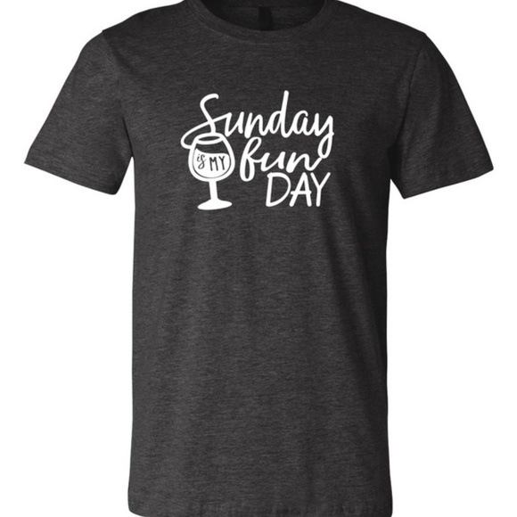 Tops - "Sunday is my Funday" Softstyle Graphic Tee